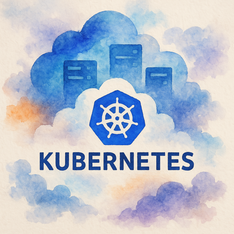 Diagram showing the deployment of a Kubernetes cluster on Rocky Linux 9.