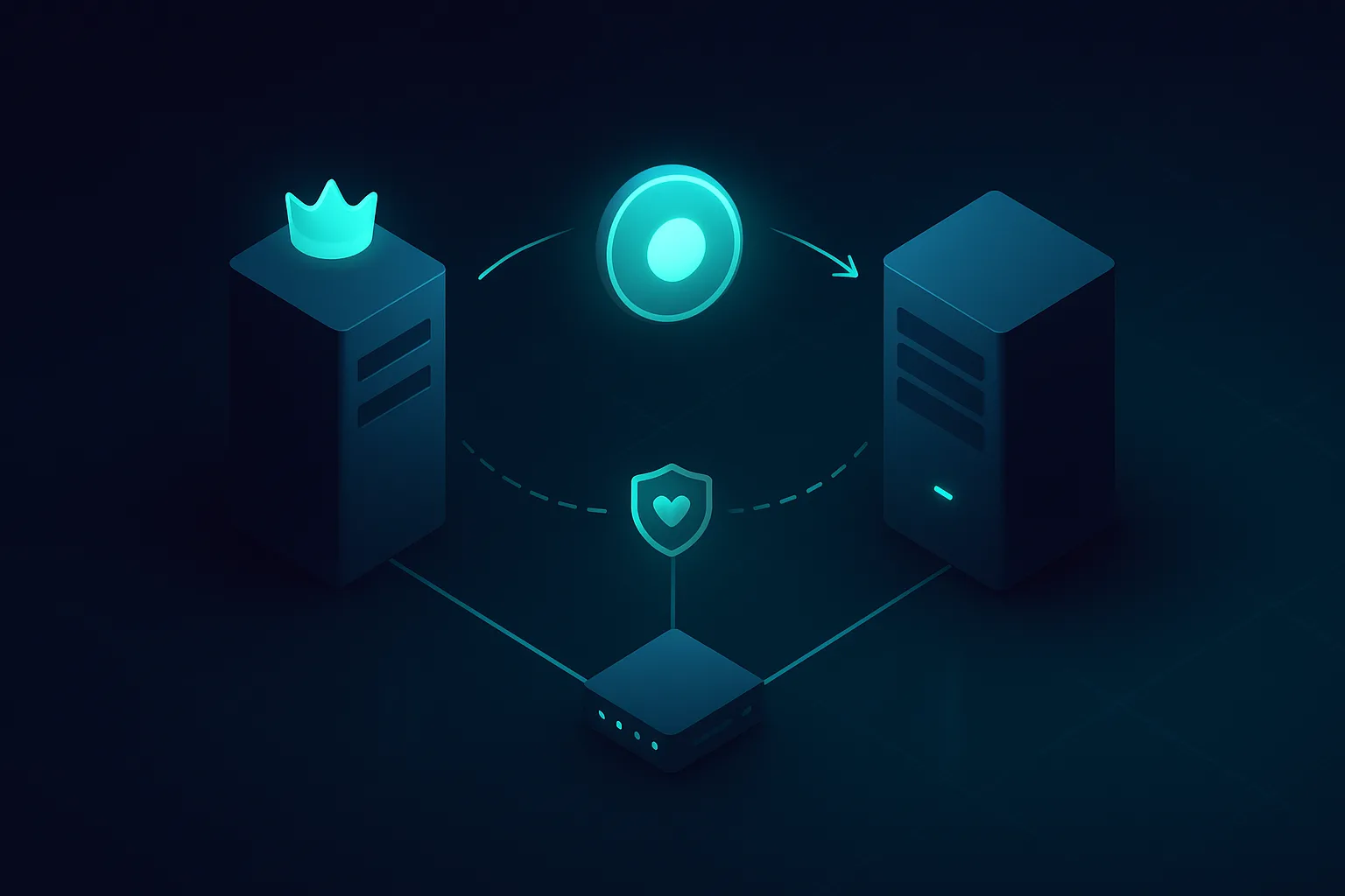 Keepalived VRRP configuration diagram with Master/Backup servers and a floating virtual IP (VIP).